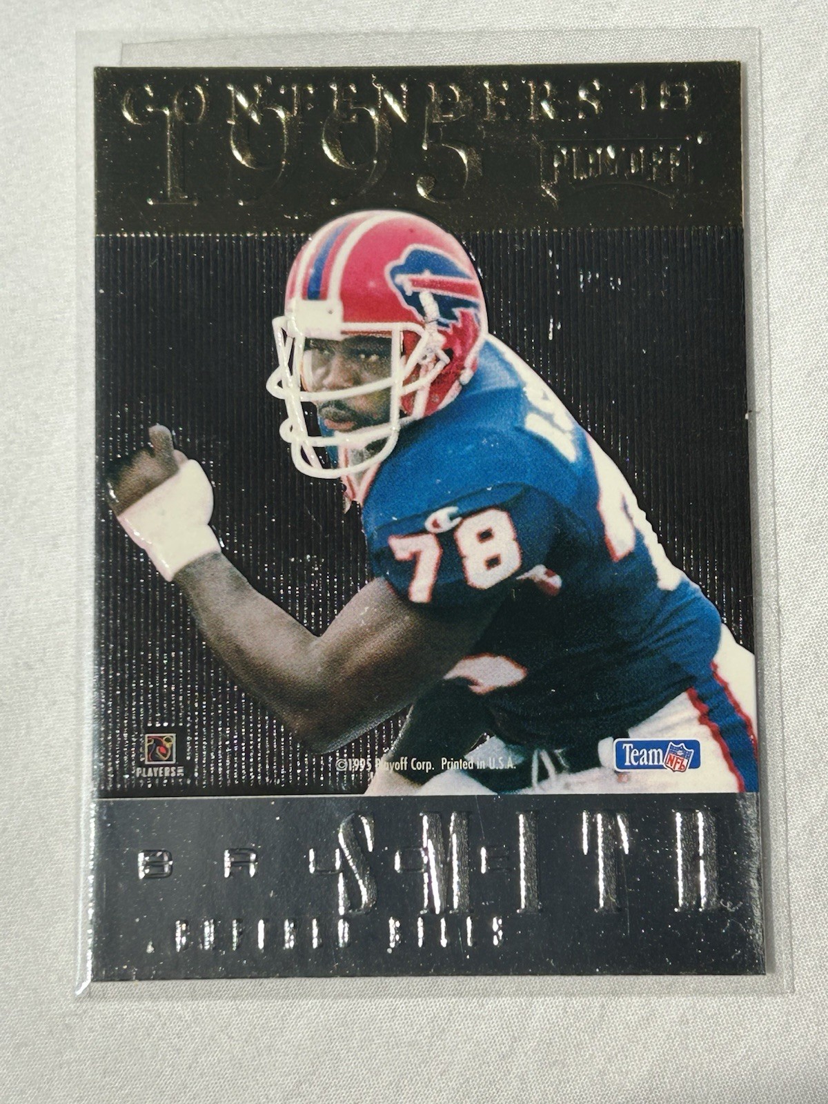 Playoff Contenders 1995 NFL Back To Back 18 Bruce Smith & Reggie White 