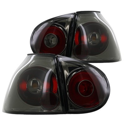 2009年式　ゴルフ5 ライテック　ブラック／スモークテールライト　左右セット Smoke Fits 2006-2009 Volkswagen Golf Gti Mk5 Tail Lights Brake