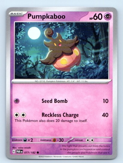 Pumpkaboo 077/182 ~ Common English Near Mint