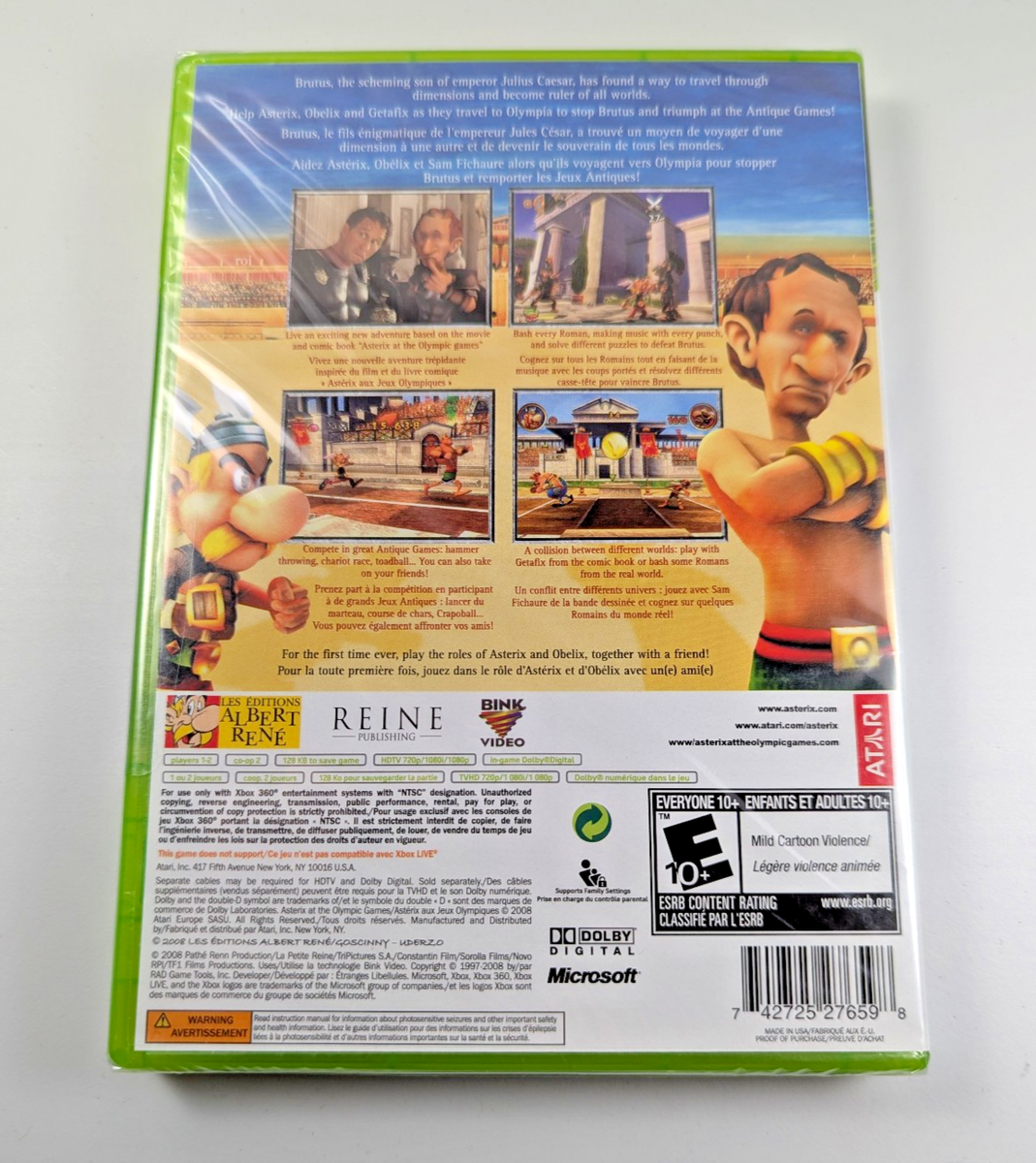 Asterix at the Olympic Games (Microsoft Xbox 360, 2008) for sale