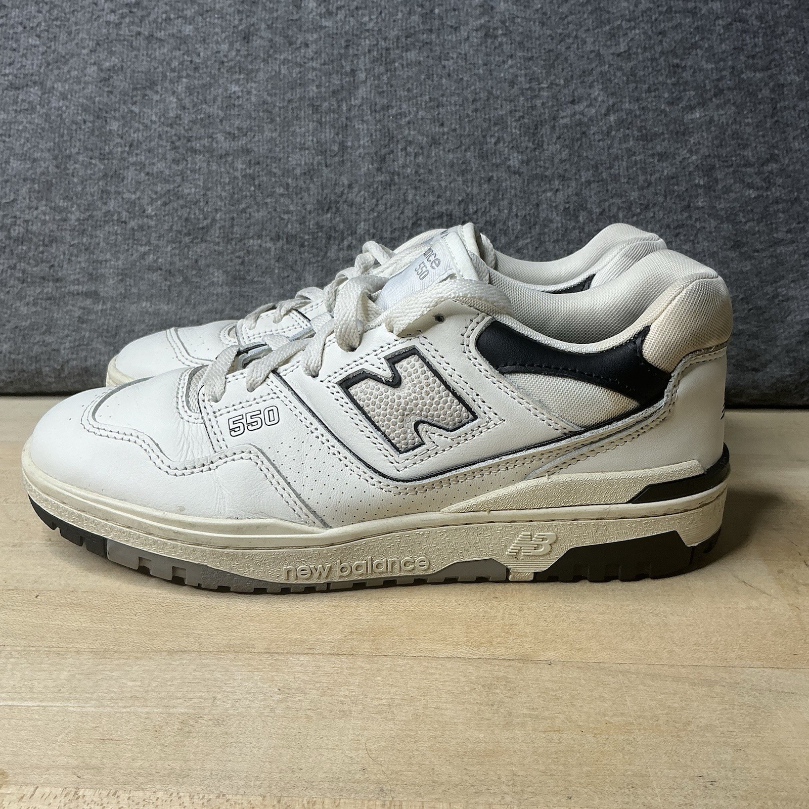 New Balance 550 Women's Basketball Casual Sneakers Low Top White US 7.5