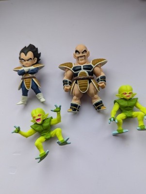 Bandai Dragon Ball Adverge Vegeta Nappa Saibamen Rare Mini Figur 