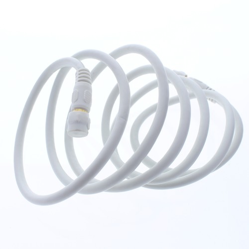 Leviton White Gold Plated Coaxial RG6 Quad Shield Digital Cable 6 Ft 40871-6W - 第 3/6 張圖片