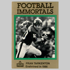 Fran Tarkenton #135 1985 Football Immortals Minnesota Vikings Football Card NFL