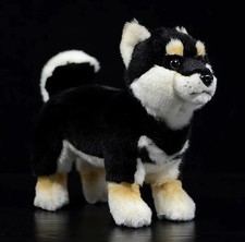 Black Shiba Inu Dog 11 Inch Stuffed Animal Plush Toys Toddler Doll Kids Gifts