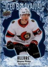 2023-24 Upper Deck Allure Iced Breakaway #IB12 Shane Pinto - HKY