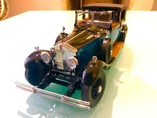 PERFECT 1929 ROLLS ROYCE PHANTOM 1 CABRIOLET DE VILLE, 1:24 by Franklin Mint