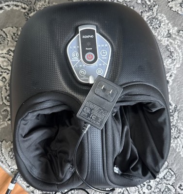 RENPHO Heated Foot Massage Machine with Timer, Corded Electric, Black NO Remote