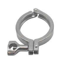 HFS(R) 2.5" Sanitary Tri Clamp, Stainless Steel 304, Single Pin Heavy Duty