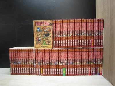 Fairy Tail Japanese Language Vol.1-63 complete Set Manga Comics Hiro Mashima