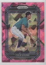 2023 Panini Prizm Pink Ice Prizm Cole Young #22 1k90