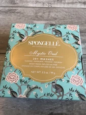 Spongelle MYSTIC OUD Infused Bath Shower Body Sponge Buffer 3.5 Oz New in Box