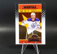 Connor McDavid SP 2024-25 Credentials Hockey Acetate Retro Ticket Access Oilers
