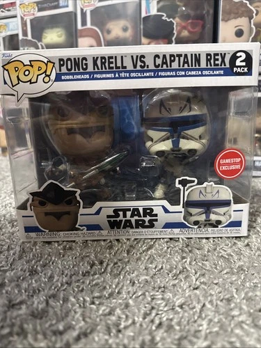 Funko Pop! Vinyl: Star Wars - Pong Krell vs. Captain Rex 2-Pack - GameStop...