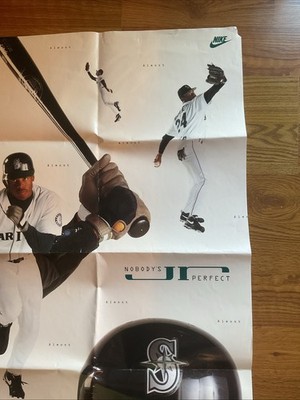 ヴィンテージポスター☆NIKE☆ Ken Griffey Jr.☆貴重未使用品☆ Vintage Ken Griffey Jr Nike poster Nobody's Perfect Full Size 1994