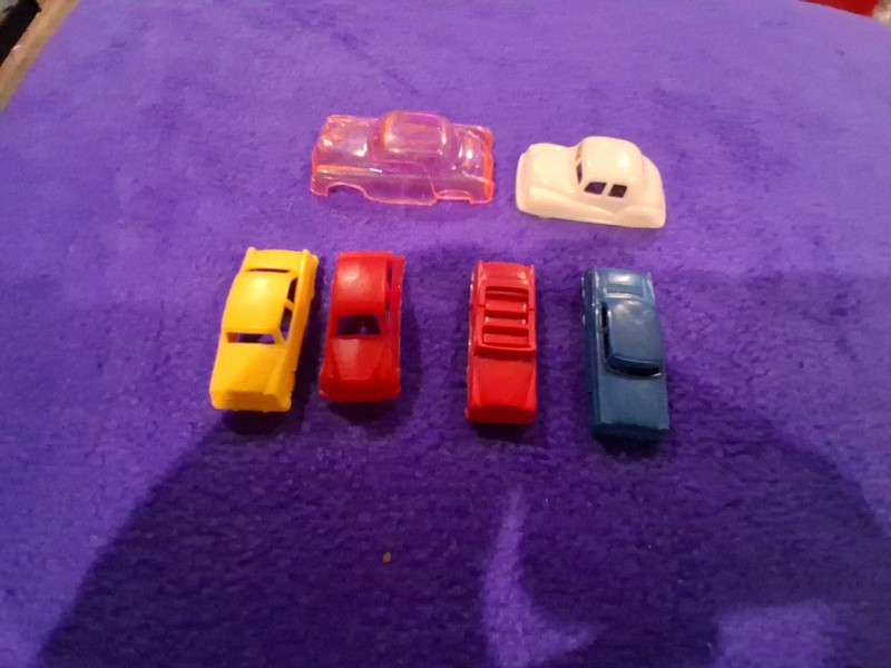 Vintage Lot of 6 Vintage 1950s  Plastic Cars