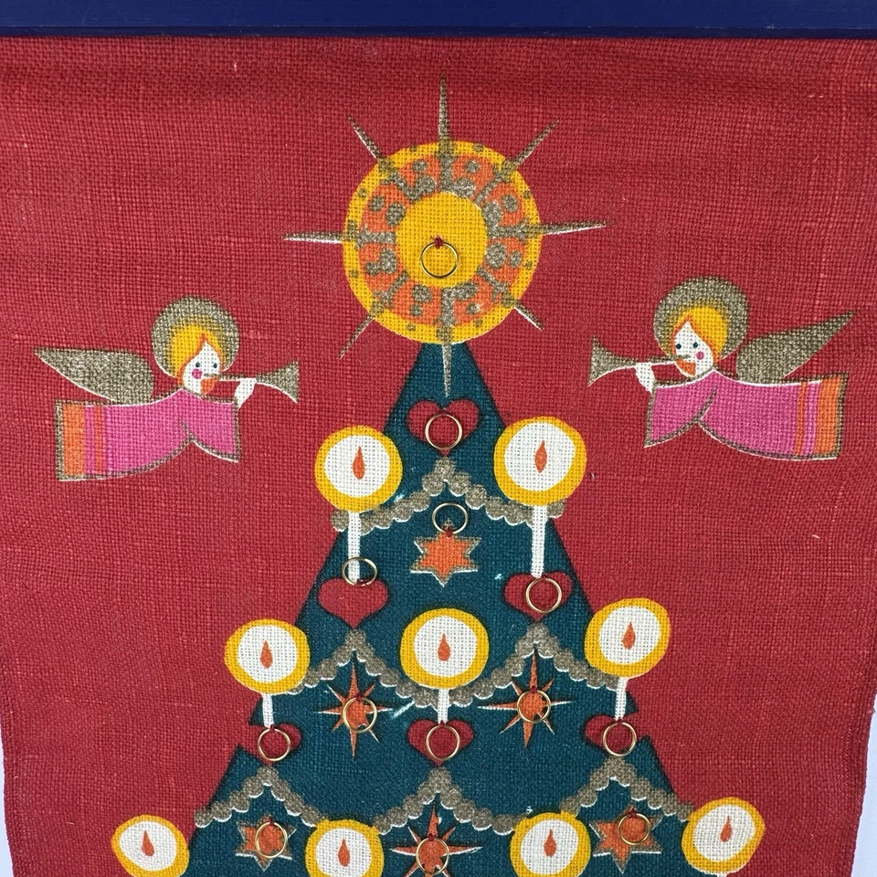 De Colección Danés Hans Jorgen Schöbel Sødahl Calendario de Adviento Colgante de Pared 24 Anillos Foto 2 de 4