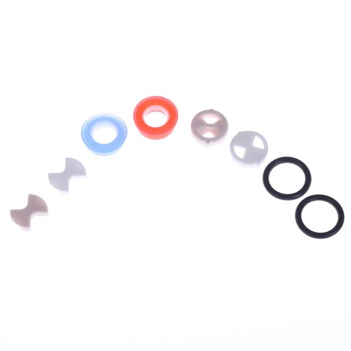 8Pcs/set Ceramic Disc Silicon Washer Insert Turn Replacement 1/2" For Valve BAN - Picture 10 of 12