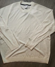 Nike Tiger Woods Golf Sweater White Men's Size 2XL CU9782-121 NWOT