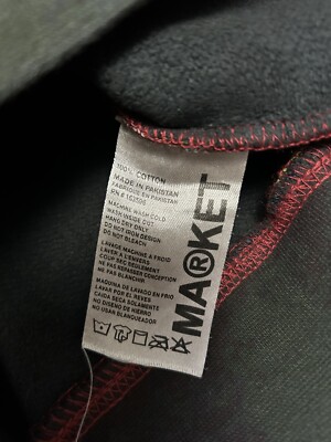 Market X Andres Saraiva Hoodie Smiley Black Size XS Men | eBay