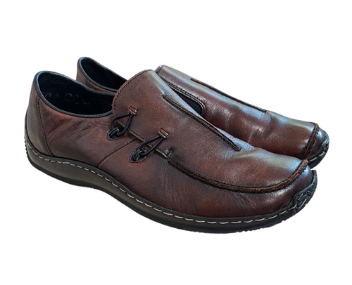 Rieker Celia 59 Women's Brown Comfort Slip On Loafer Shoes EU 39 G wide US 8 - Picture 2 of 16