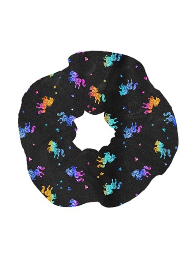 Kids Girls Ponytail Holder Soft Hair Scrunchies Cute Dress Up Two Pigtails 1Pc - Picture 18 of 48