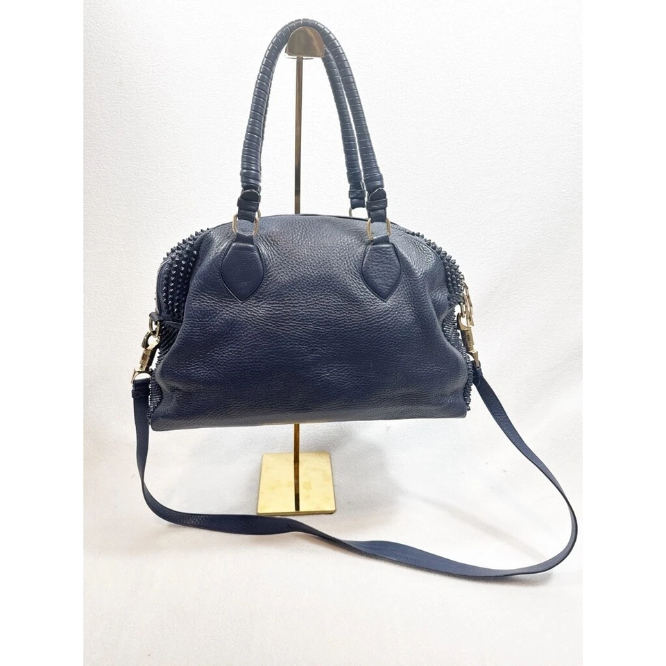 Christian Louboutin Panettone Crossbody Shoulder Bag – Blue - Image 3 of 4