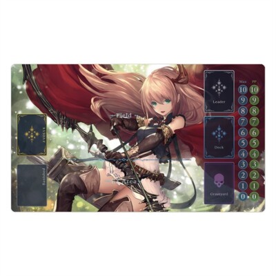 Shadowverse Playmat TCG CCG Trading Card Mat Playmat Mousepad Table Pad No.17