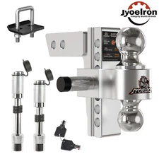 2" Receiver Adjustable Drop Hitch 6 inch Drop / Rise Trailer Hitches Towing