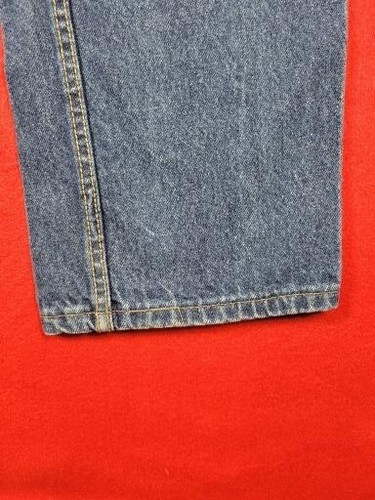Key Jeans Mens 36x32 Blue Workwear Straight Leg USA 100% Cotton Denim Jeans - Picture 14 of 16