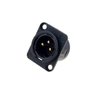 NC3MD-L-B-1 Buchse XLR männlich PIN: 3 Löten schwarz 16A 2,5mm2 NEUTRIK