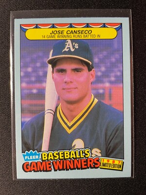 1987 Fleer Limited Edition Baseball's Game Winners You Pick Free  Shipping!!! | eBay
