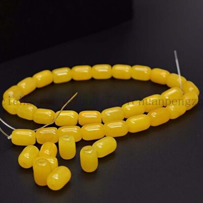 AAA Natural Faceted Yellow Topaz Gemstone Loose Beads – 6/8/10/12mm, 15" Strand, Handmade