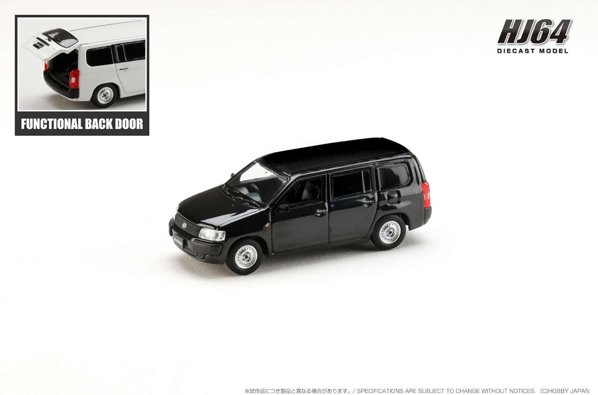 HJ64 1/64 TOYOTA PROBOX GL Black Mica HJ644062BK | eBay