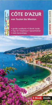 REISEFÜHRER COTE D'AZUR 2025/26 MONACO NIZZA MENTON ST. TROPEZ +GROSSE LANDKARTE