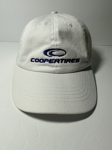 Cooper Tires White K-Product Trucker Hat Embroidered Logo Strap Back New No Tags