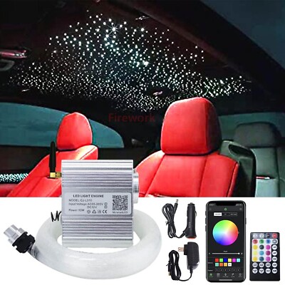 Firework Bluetooth Twinkle 10W Starlight Headliner Kit for Car Home Decoratio...