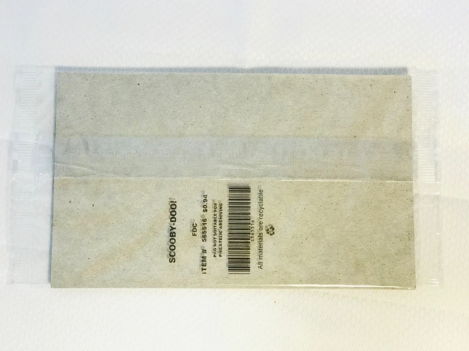 Scooby-Doo Forever Stamp FDC 2018 US Scott 5299 Sealed - Image 2 of 3