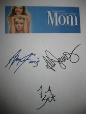 Mom signed TV pilot script X3 Anna Faris Allison Janney French Stewart reprint