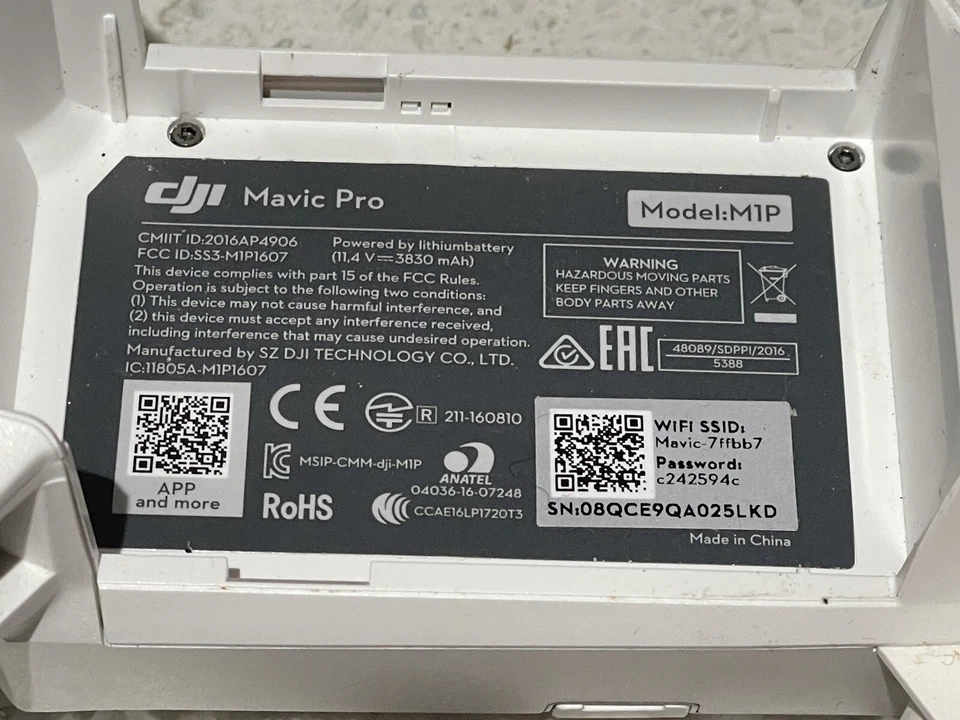 DJI Mavic Pro 4K Fly Drone with Accessories - White- Please Check Ad Description - Image 3 of 4