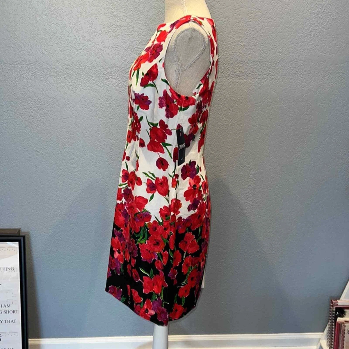 Chaps clearance sheath dress