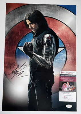 SEBASTIAN STAN signed 12X18 photo THE FALCON AND THE WINTER
