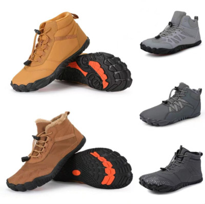 Barfußschuhe Winter Herren Damen Traillaufschuhe Warm Winterschuhe Sneaker