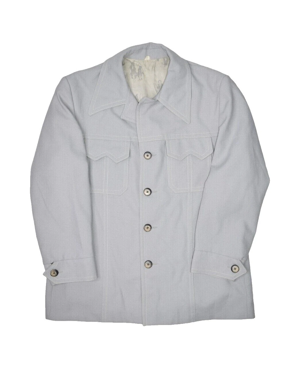 Poliéster Casual Abrigos y chaquetas abrigos Vintage para Hombres