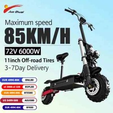 10/11 Inch 48V-72V 1000W-6000W Electric Scooter 50-85km/h Fast E Scooter