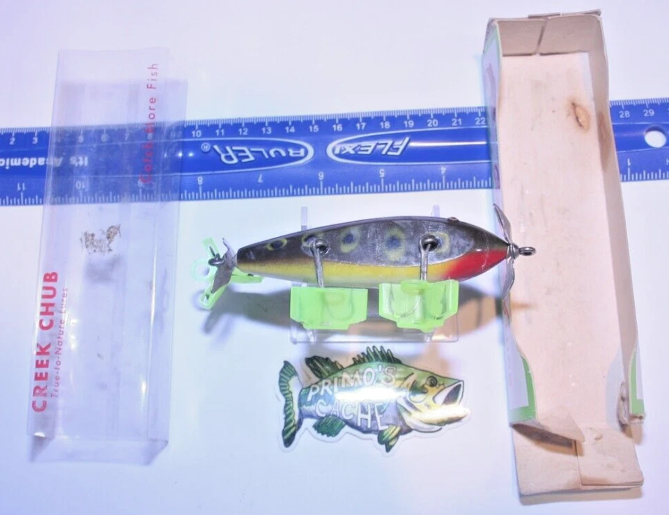 Creek Chub 1519 vintage en caja estampada Foto 3 de 4