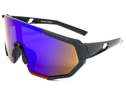 WHOLESALE LOT Kids Boys or Girls Sports Retro Wrap Shield SUN GLASSES 12 Pairs - Picture 11 of 12