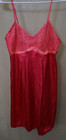 Apt 9 M polyester pink lace triangle top chemise with spaghetti straps — photo 2