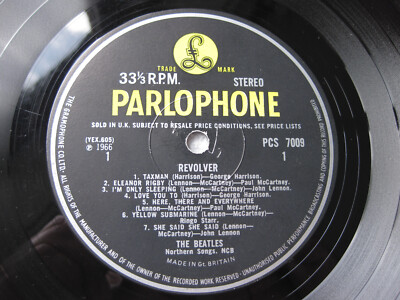 The Beatles ‎– Revolver , PCS 7009 , Vinyl LP Album ,STEREO, UK