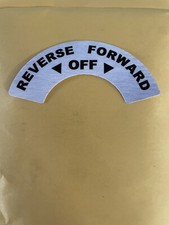 Yamaha G1 Golf Cart Instrument Panel Forward &amp; Reverse Indicator Decal  Vinyl
